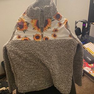 Sunflower Sherpa Quarter-Zip